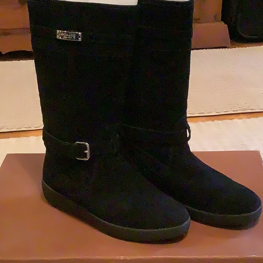 Coach shearling lined boots